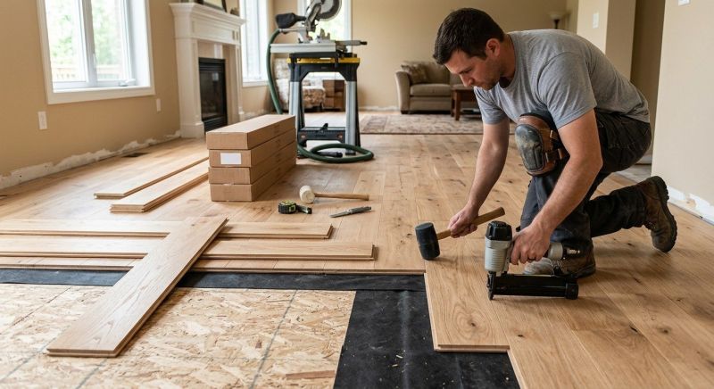 Hardwood Floor Installation in Boyds, MD