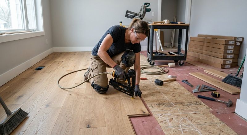 Hardwood Floor Installation in Derwood, MD