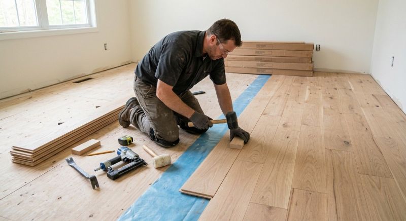 Hardwood Floor Installation in Woodstock, MD