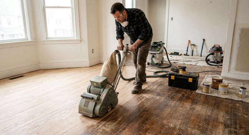 Hardwood Floor Renovation in Columbia, MD