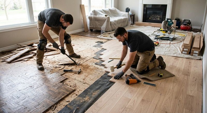Hardwood Replacement in Ashton, MD
