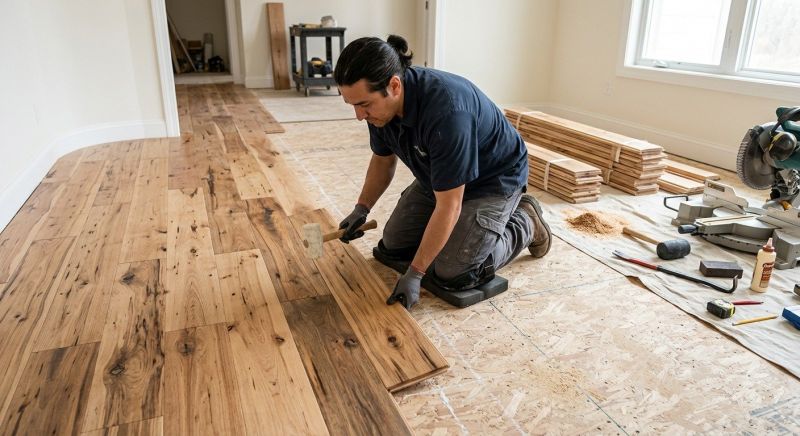 Hickory Floor Installation in Columbia, MD
