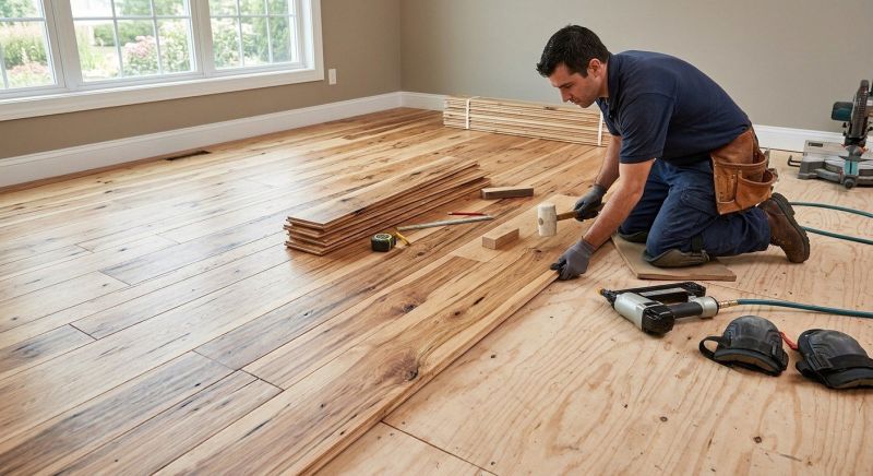 Hickory Floor Installation in Columbia, MD
