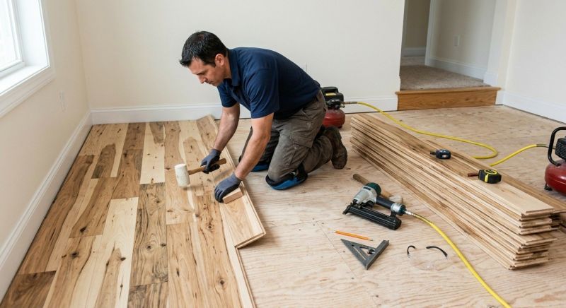 Hickory Floor Installation in Columbia, MD