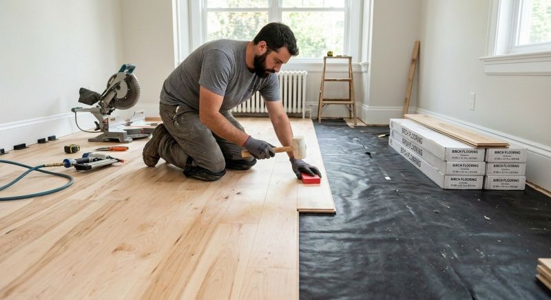 Maple Flooring Installation in Ashton, MD