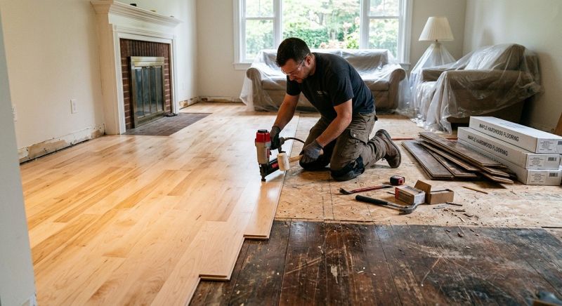 Maple Flooring Installation in Odenton, MD