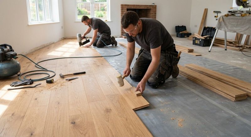 Oak Floor Installation in Baltimore County, MD