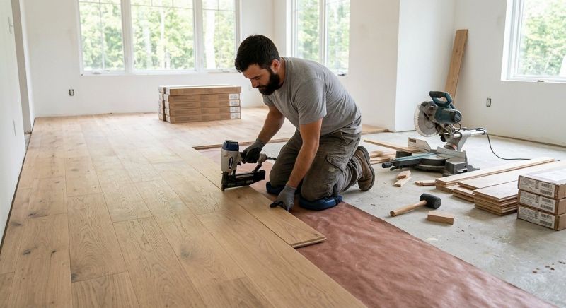 Oak Floor Installation in Gambrills, MD