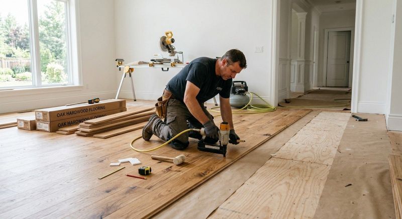 Oak Floor Installation in Hanover, MD
