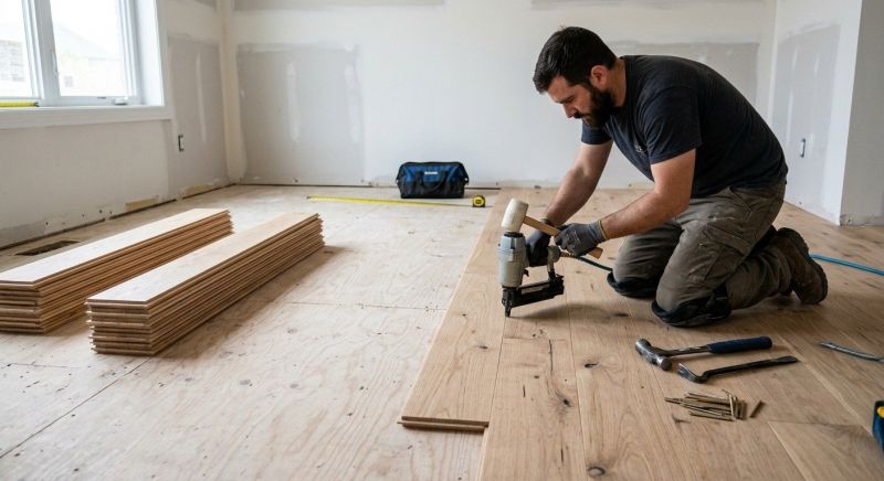 Oak Floor Installation in Howard County, MD