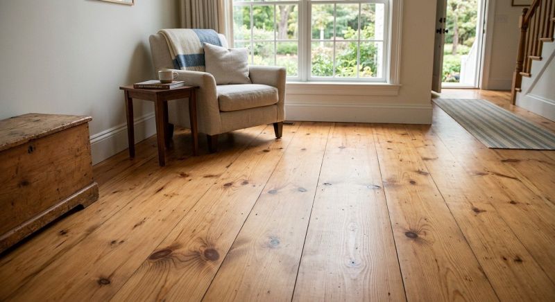 Pine Floor Installation in Columbia, MD