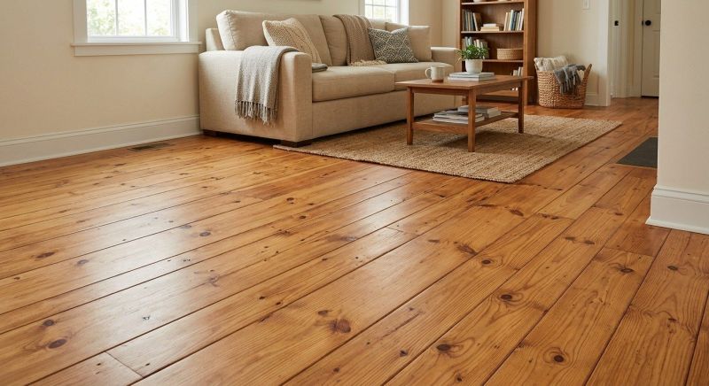 Pine Floor Installation in Columbia, MD