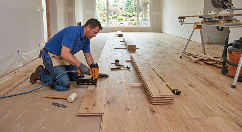 Plank Floor Installation in Columbia, MD