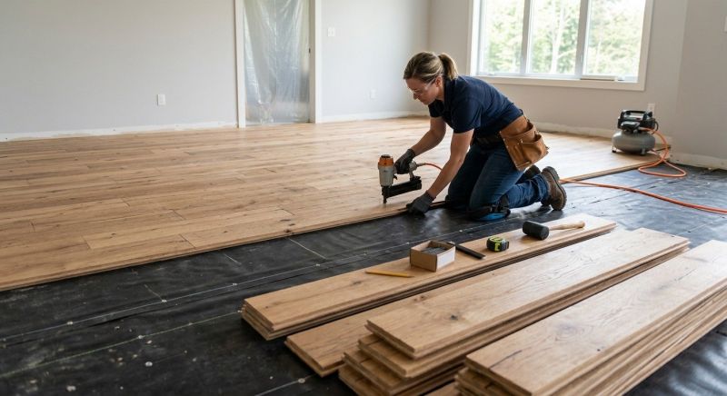 Plank Floor Installation in Columbia, MD