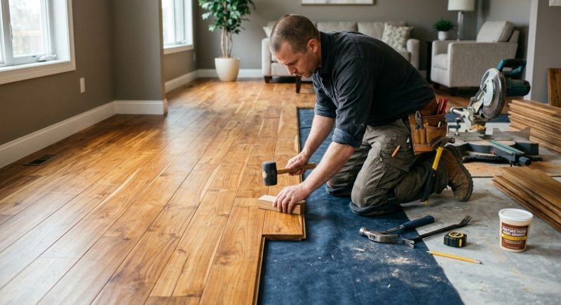 Teak Flooring Installation in Columbia, MD