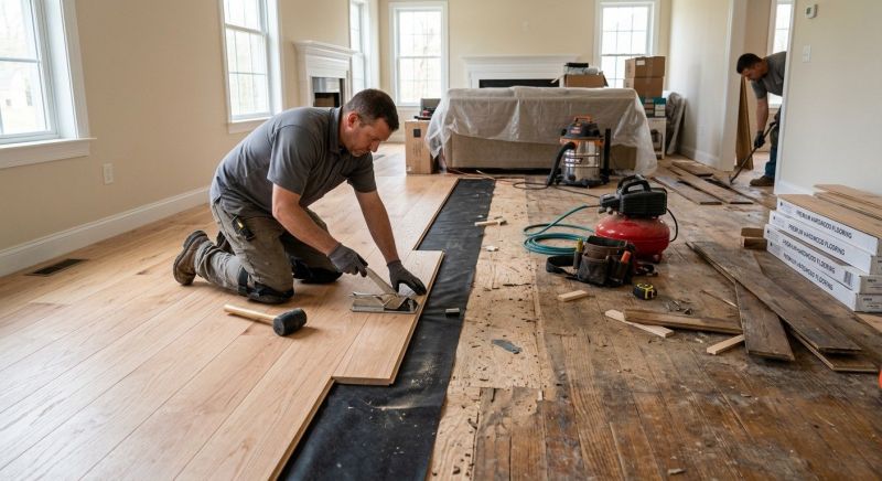 Wood Floor Replacement in Davidsonville, MD