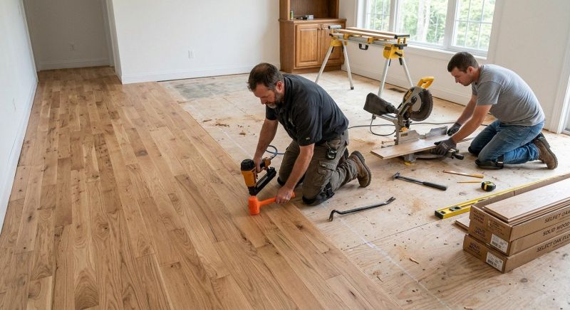 Wood Floor Replacement in Derwood, MD