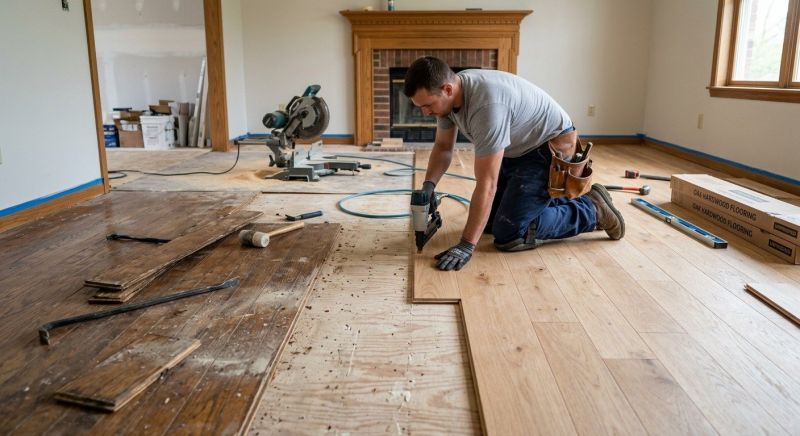 Wood Floor Replacement in Halethorpe, MD